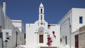 This is the most beautiful marble village of Cyclades