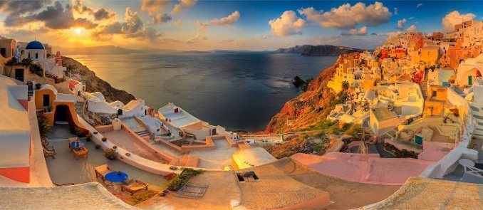 Santorini is one of the most romantic destinations in Europe