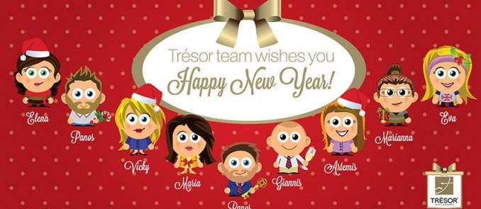 Trésor wishes you Happy New Year