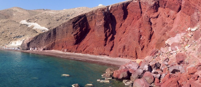 Red Beach in Santorini: One of the best colorful beaches in the world