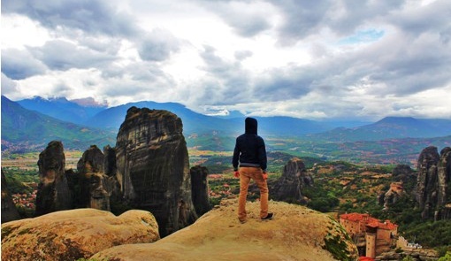 Let’s touch the sky. Let's climb the rocks of Meteora
